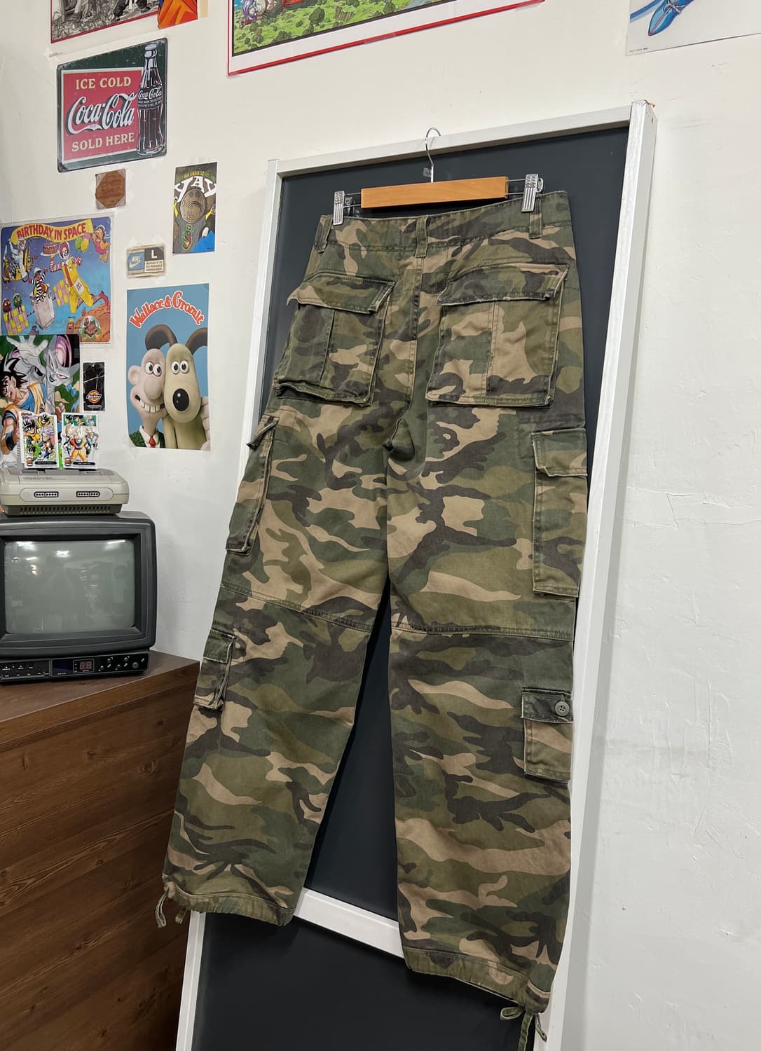 Military Vintage 멀티포켓 카모 카고 팬츠 상품이미지7