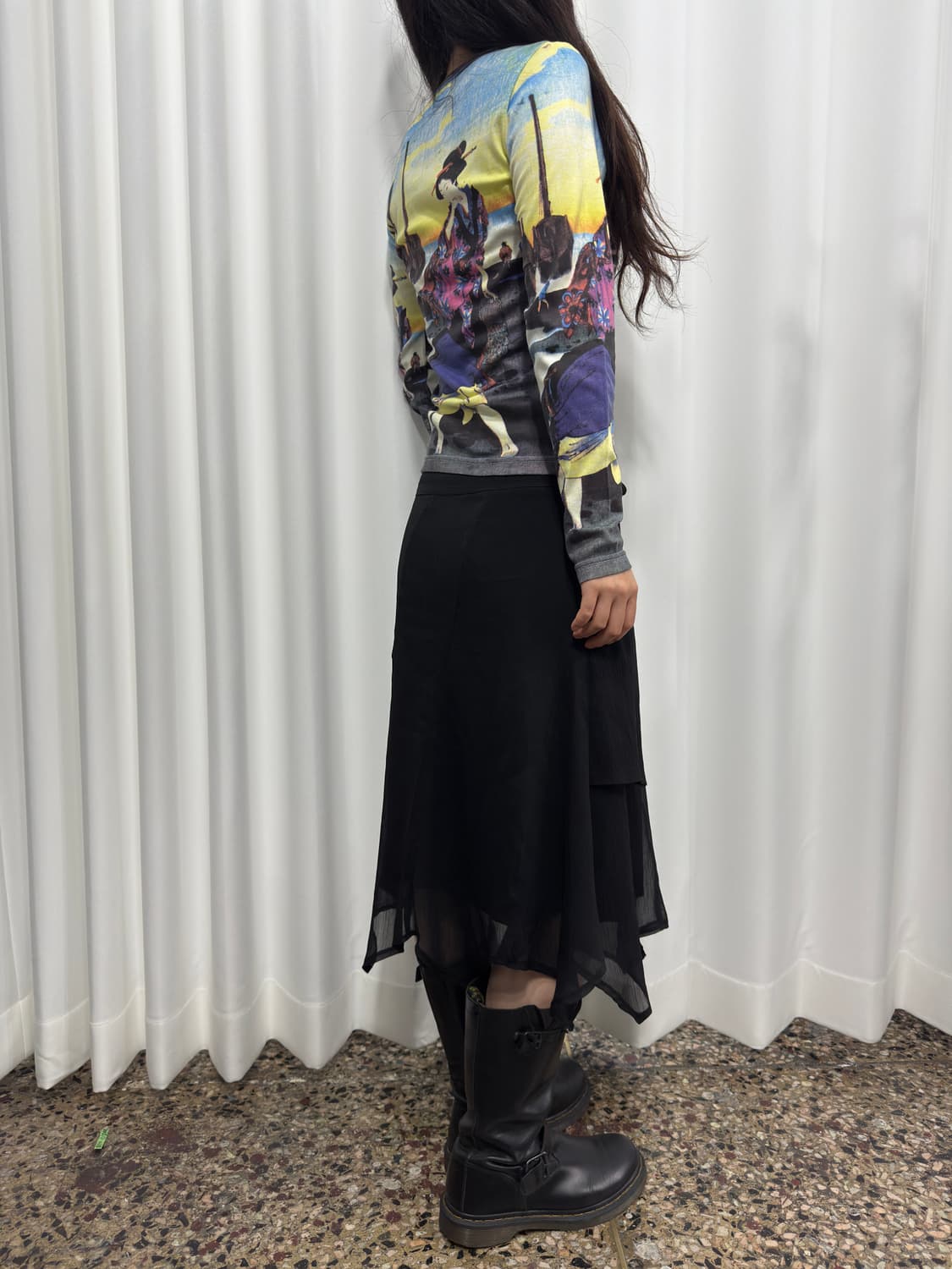 lightning oriental printing longsleeve 상품이미지5