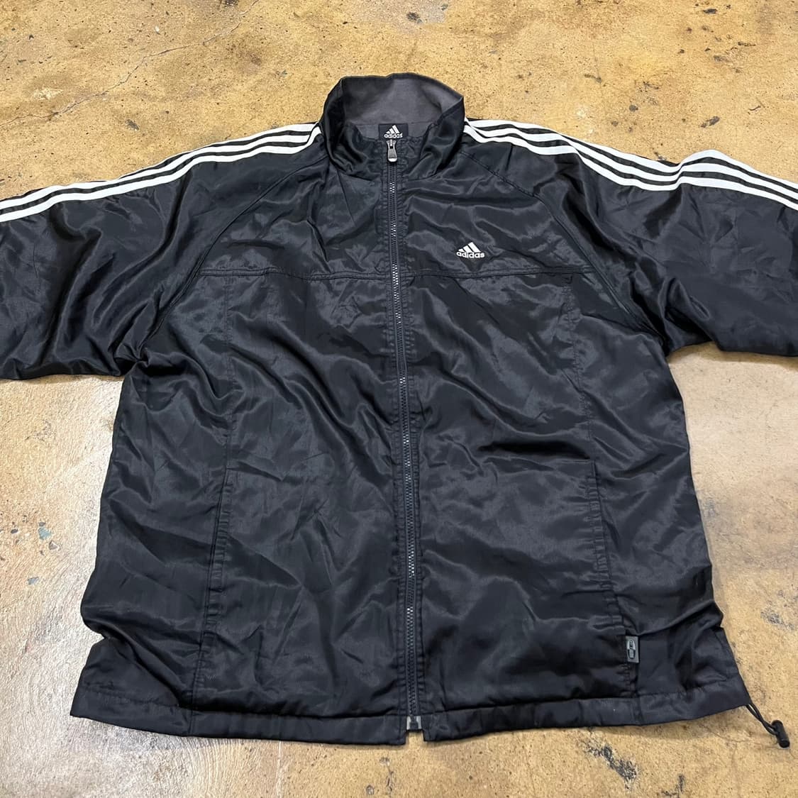 [정품] 아디다스 윈드브레이커 바람막이 블랙 b16 상품이미지3