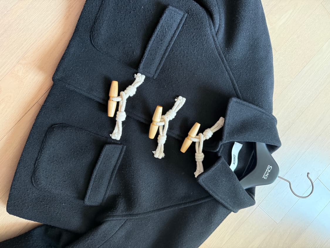 척 래글런 숏 더플 크롭 떡볶이 코트 상품이미지3