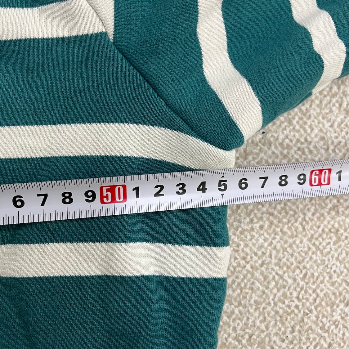 [4] 라코스테 슬림핏 스트라이프 맨투맨 스웻셔츠 0105M1 상품이미지8