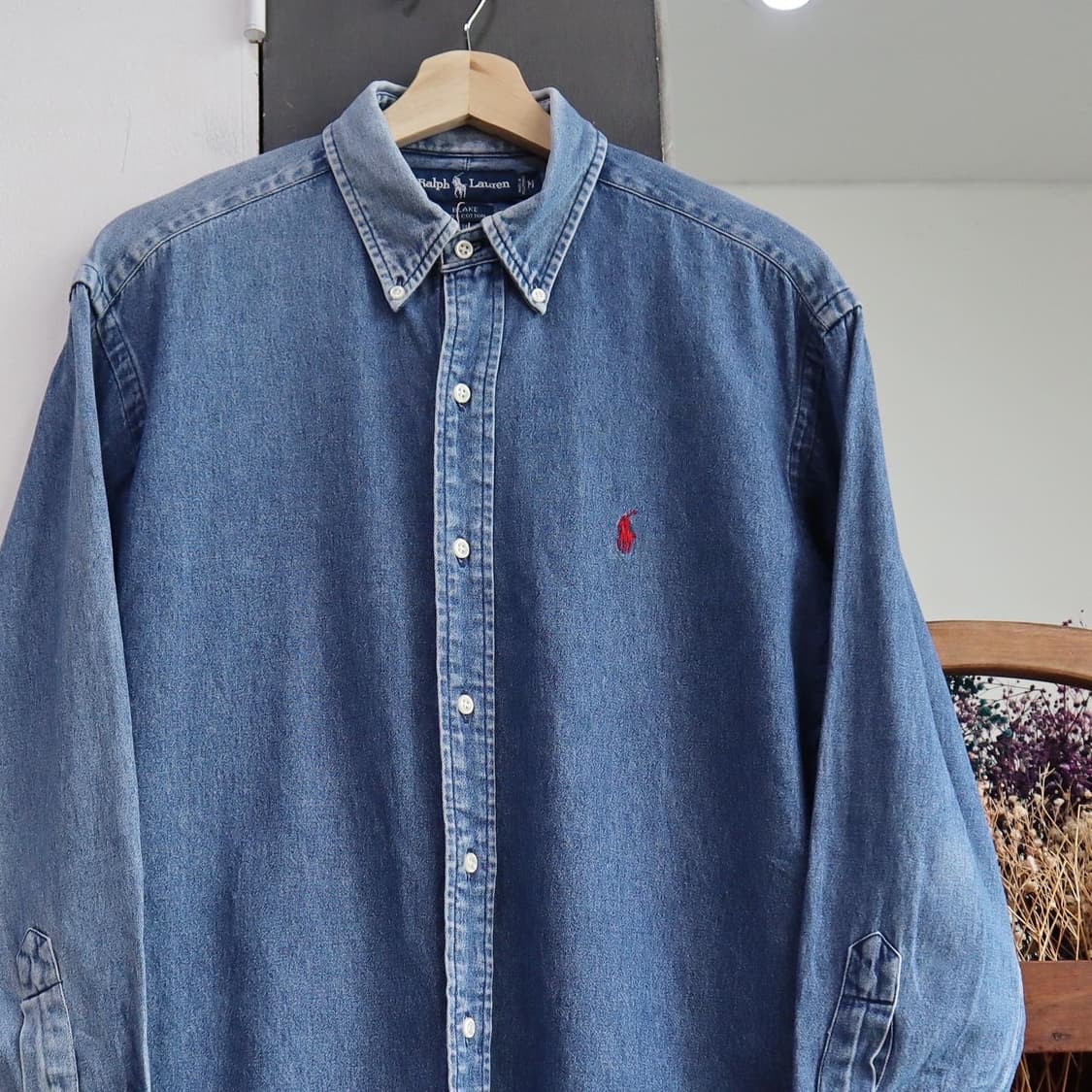 폴로 데님 셔츠 상품이미지2