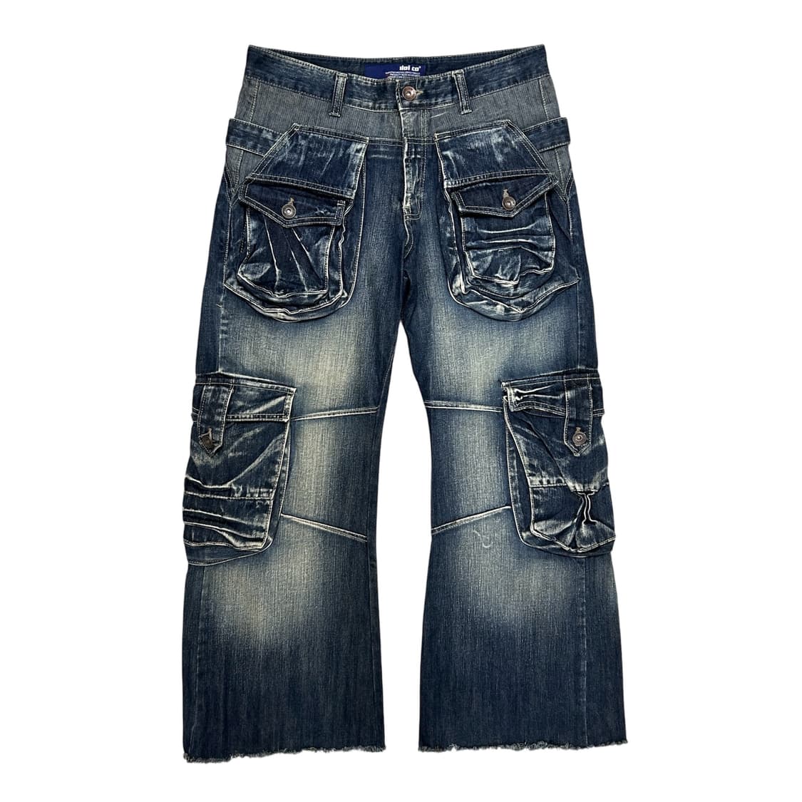 빈티지 워시드 멀티포켓 카고 데님팬츠(32) 상품이미지1