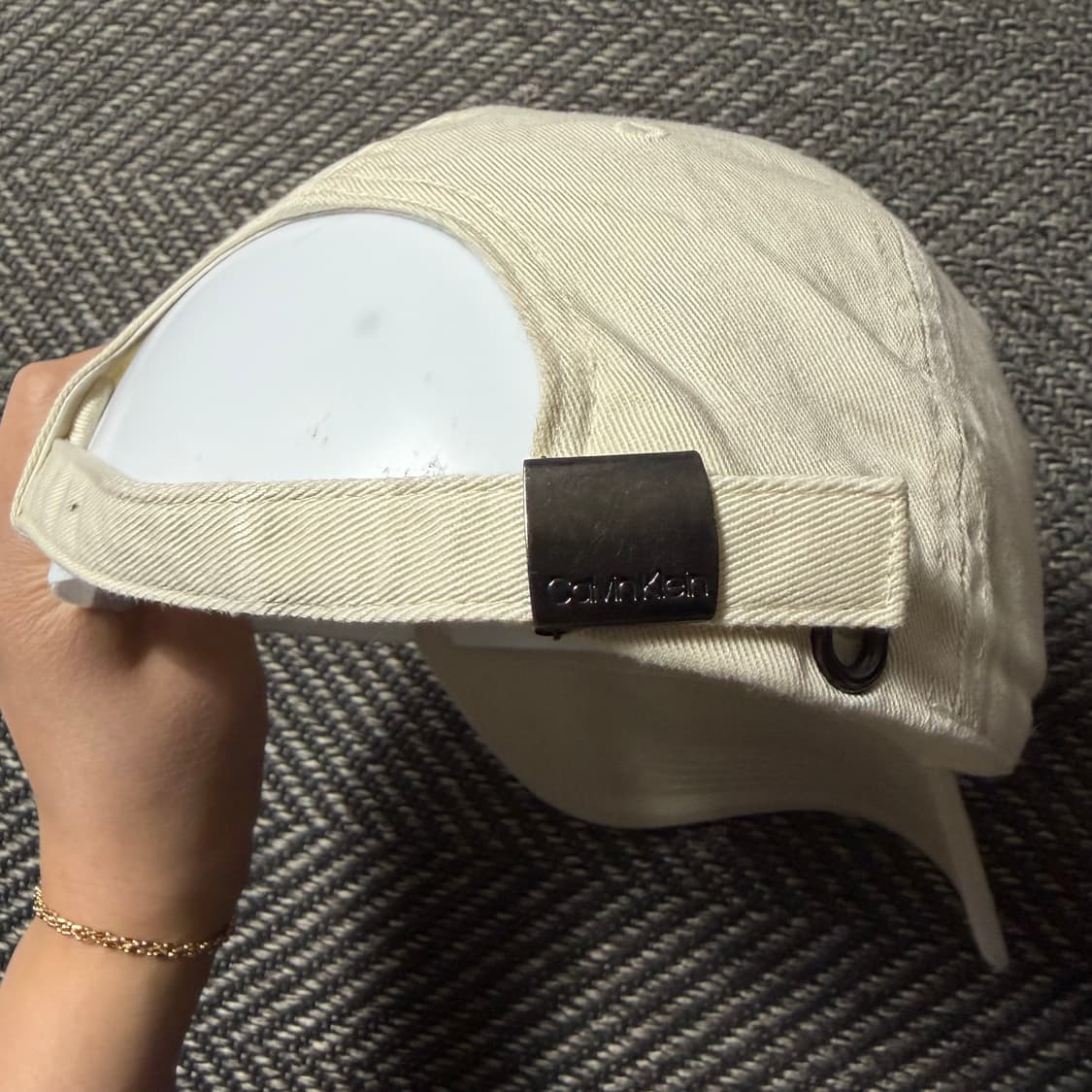 캘빈클라인 볼캡 아이보리 CK 로고(OS) 상품이미지5