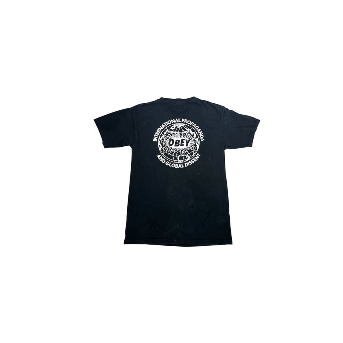 빈티지 블랙 화이트 빅 로고 반팔티 M 상품이미지6