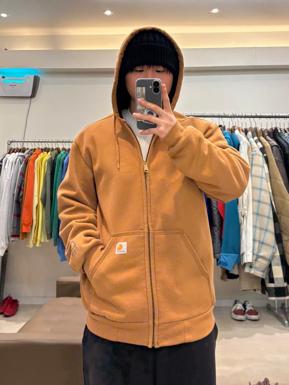 칼하트 써멀 후드집업 상품이미지9