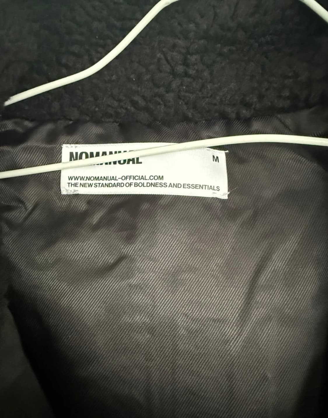 노매뉴얼 K.L 봄버 자켓 블랙 M 상품이미지4