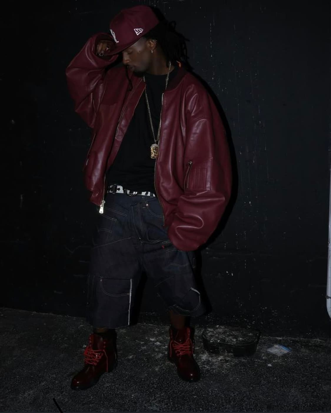 YVL 캡 레드 7 1/2 (59.6cm) 상품이미지2