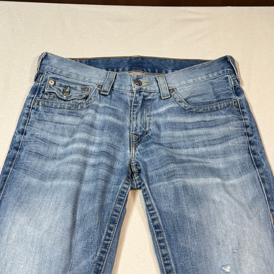 36inch) 트루릴리전 빌리 부츠컷 데님 청바지 상품이미지5