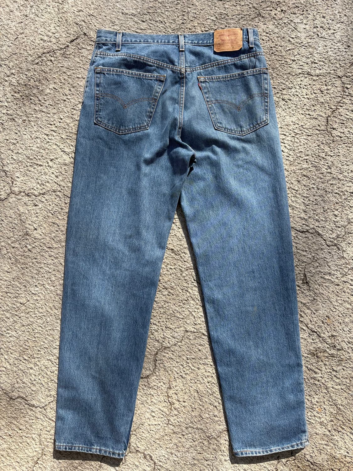 90's 리바이스 550 테이퍼드 데님팬츠 B97 상품이미지2