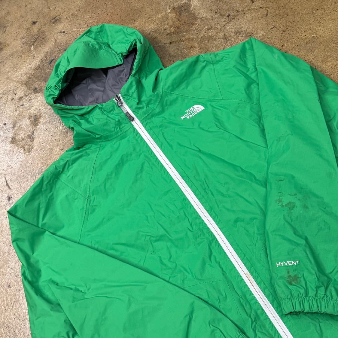 [정품/L] 노스페이스 HYVENT 그린 바람막이 b17 상품이미지1