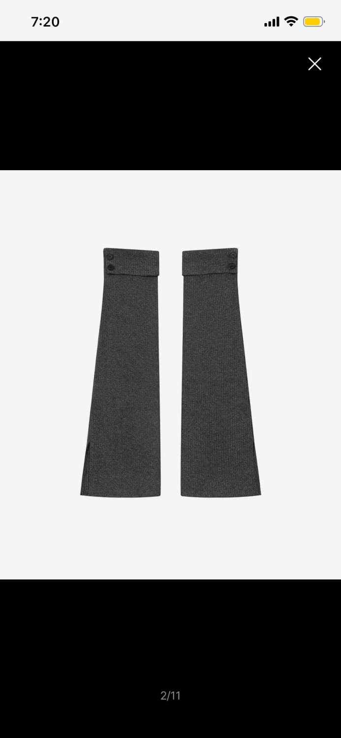 미세키서울 레그 워머 차콜 상품이미지2