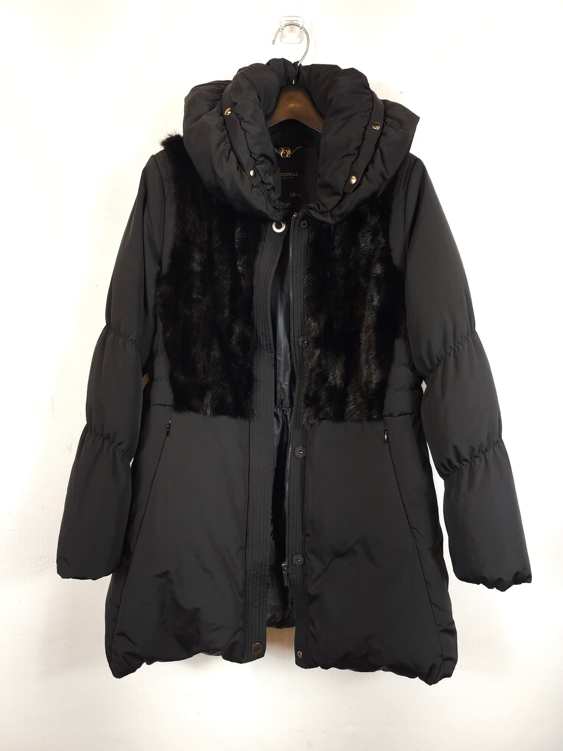 크로커다일 스폐셜 천연밍크 다운패딩 95-100 M 상품이미지1