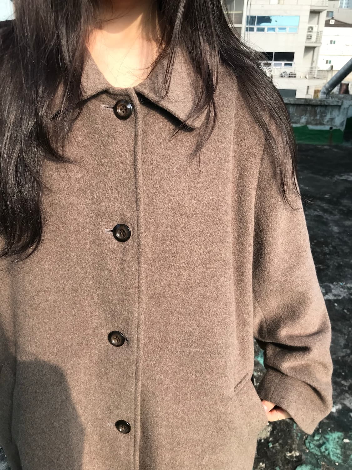 소프트 울 앙고라 블랜드 코트 상품이미지6