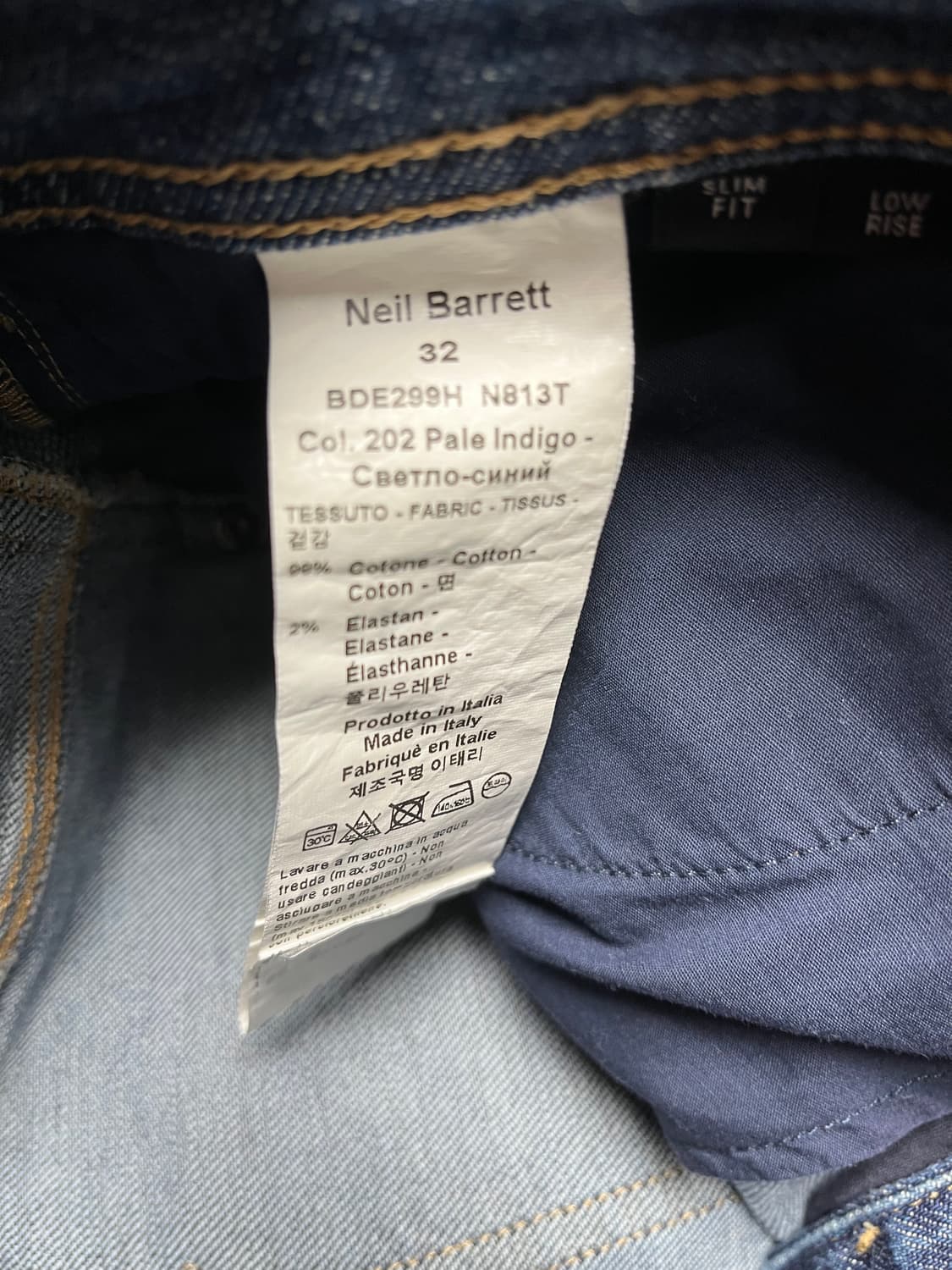 닐바렛 남성 데님 팬츠 32 상품이미지4
