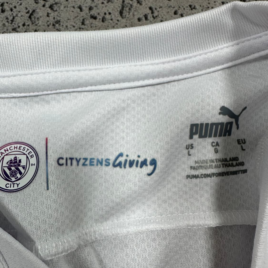 ✨ (바배) 푸마 21-22 맨시티 어웨이 그릴리쉬 축구 유니폼  상품이미지3