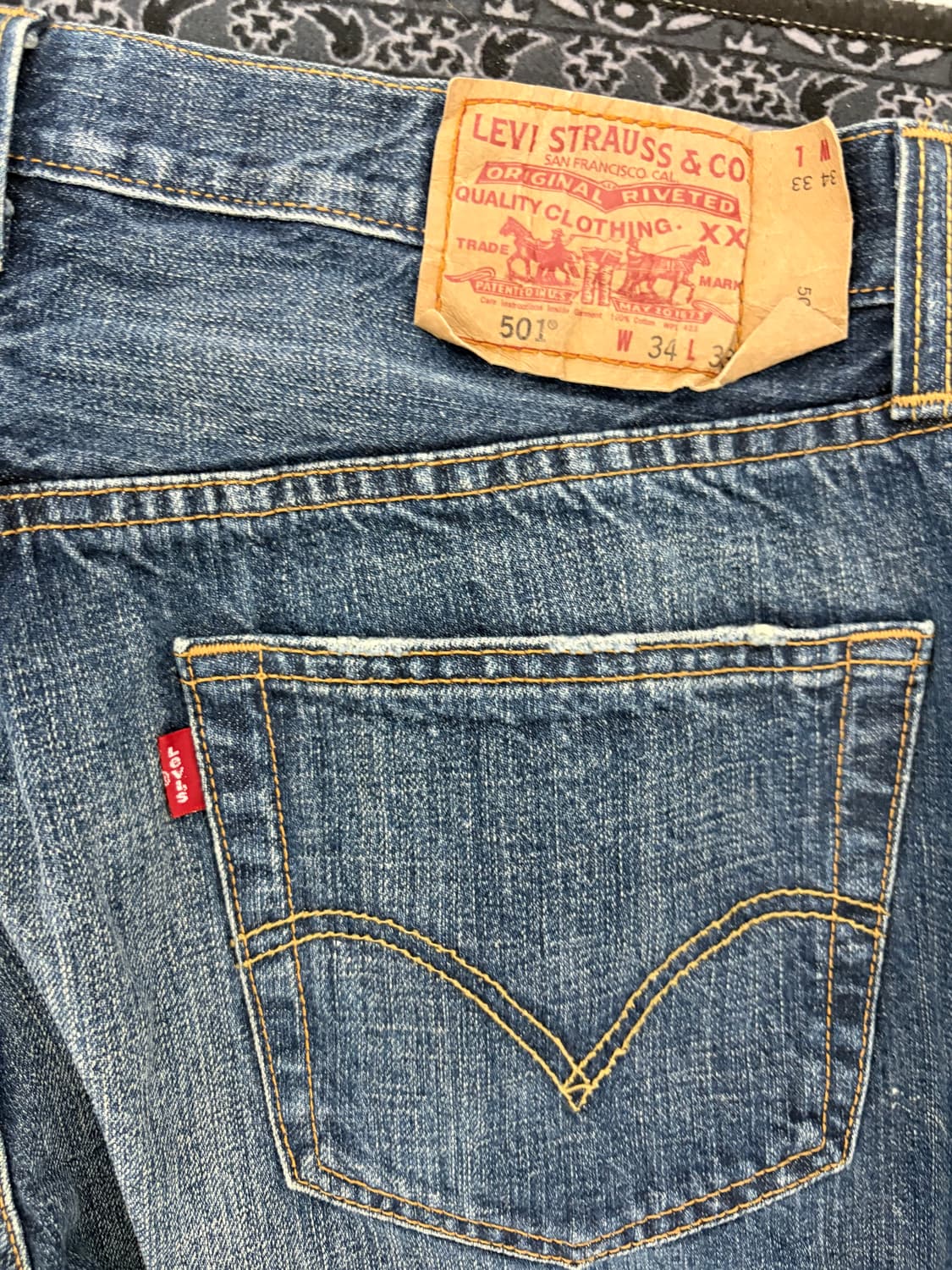 리바이스 501 34/33 상품이미지1