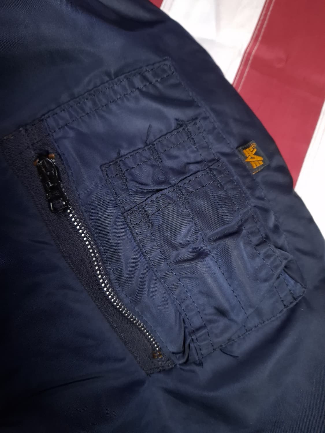 오리지날 미국제조 알파사 미공군 민수용 MA-1 항공자켓 상품이미지5