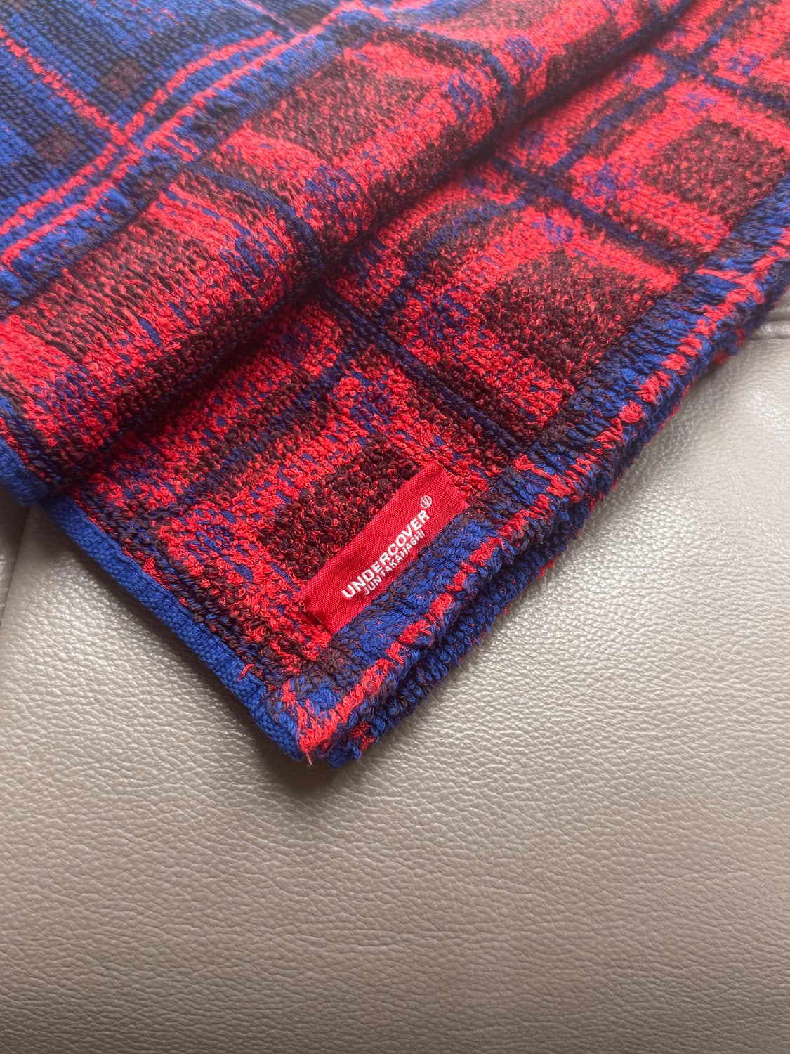 언더커버 타탄체크 페이스 타올 상품이미지7