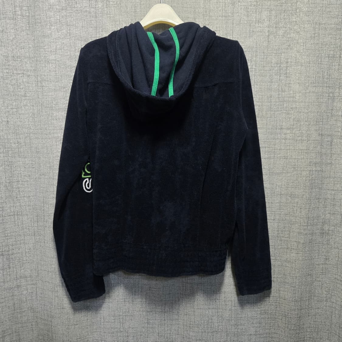 아디다스 칼라 테리 탑 벨벳 후드 집업  상품이미지2