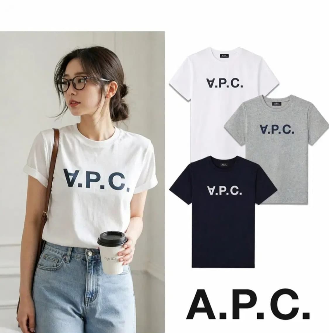 아페쎄 A.P.C.VP.C 반팔 티셔츠 상품이미지1