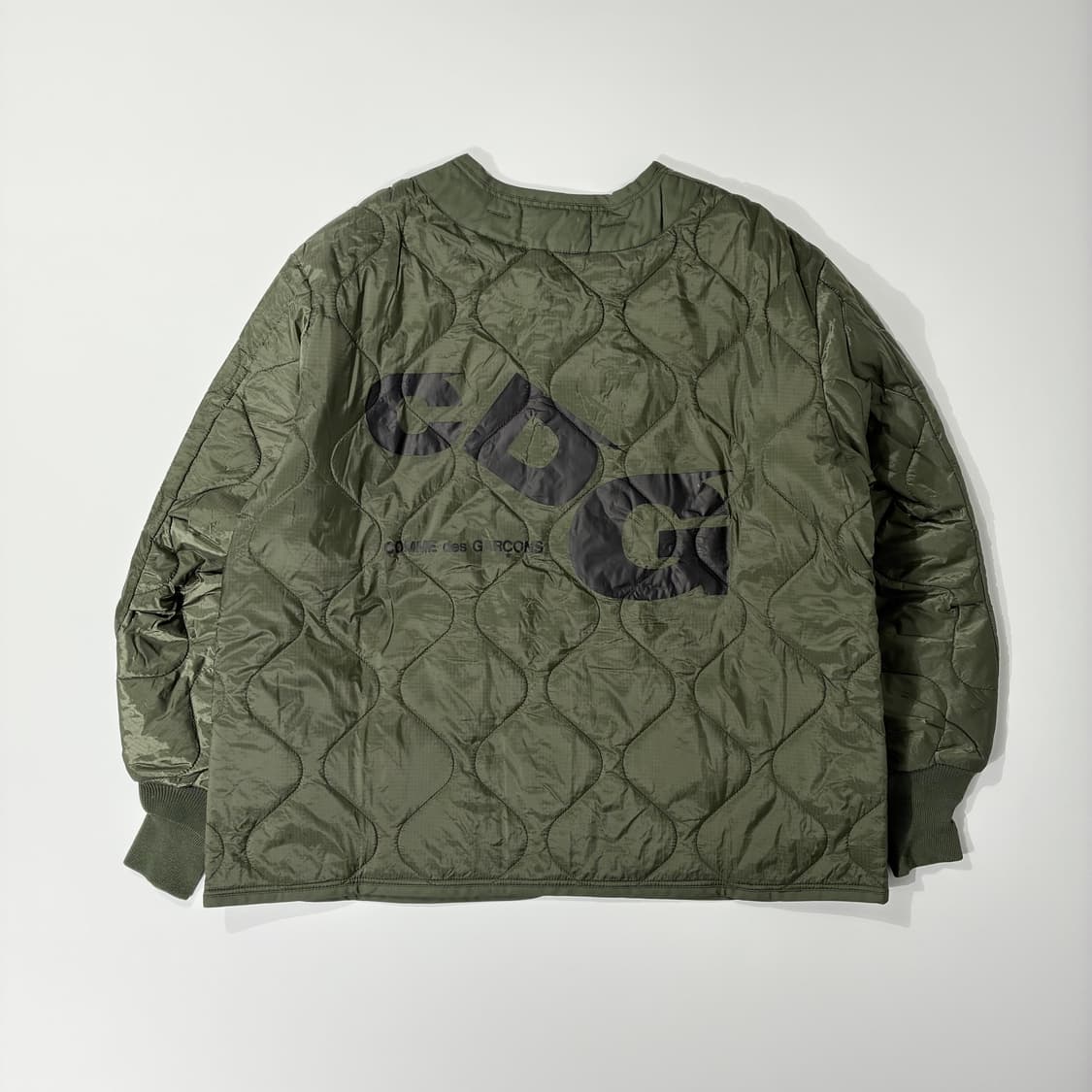 CDG 꼼데가르송 X 알파 인더스트리 라이너 자켓 올리브 XL사이즈 상품이미지2