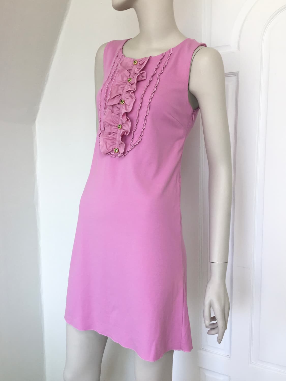 Italy Made  Pink Frill Detail Dress 상품이미지4