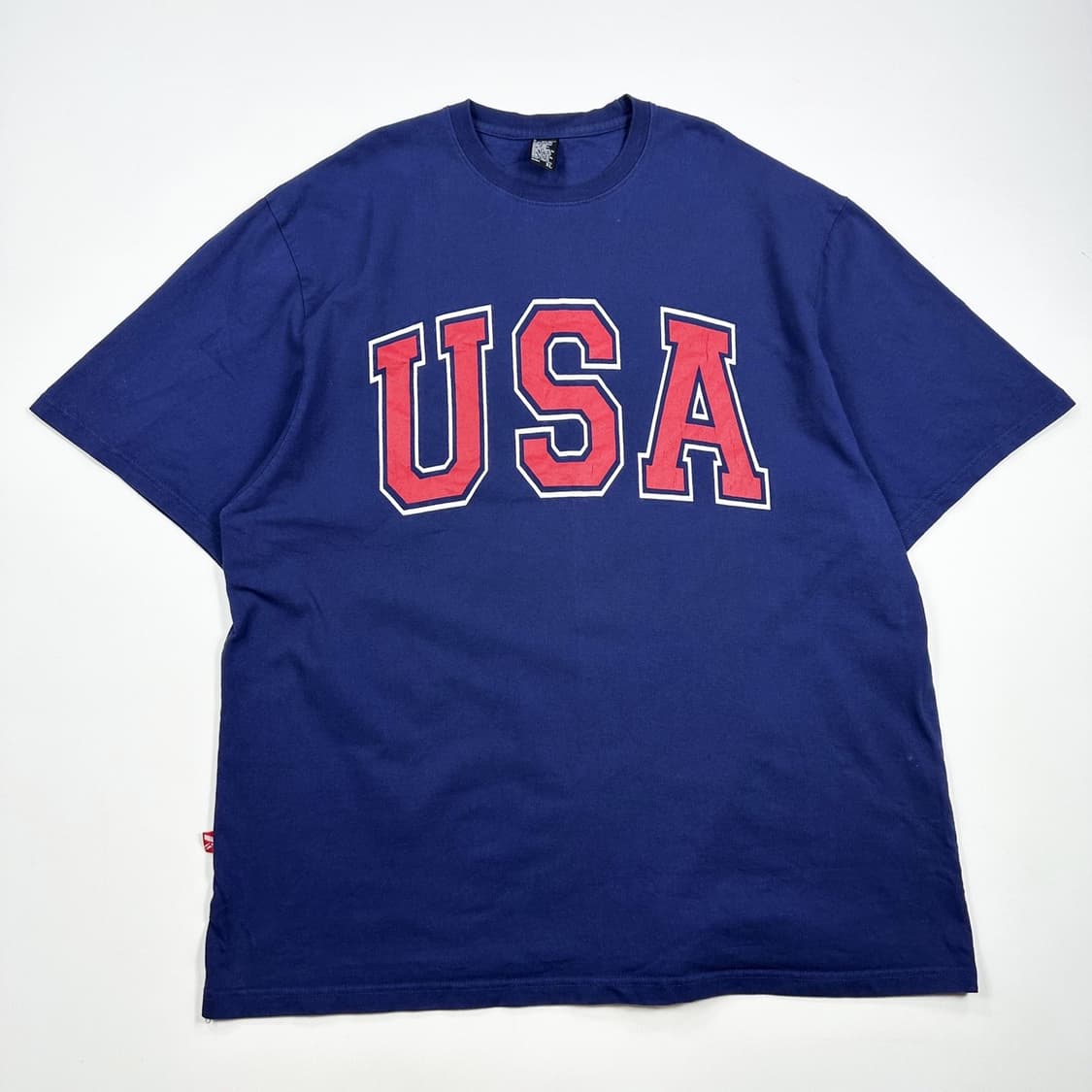 VTG 빈티지 USA로고 네이비 반팔 티셔츠 (실측 XXL) 상품이미지2