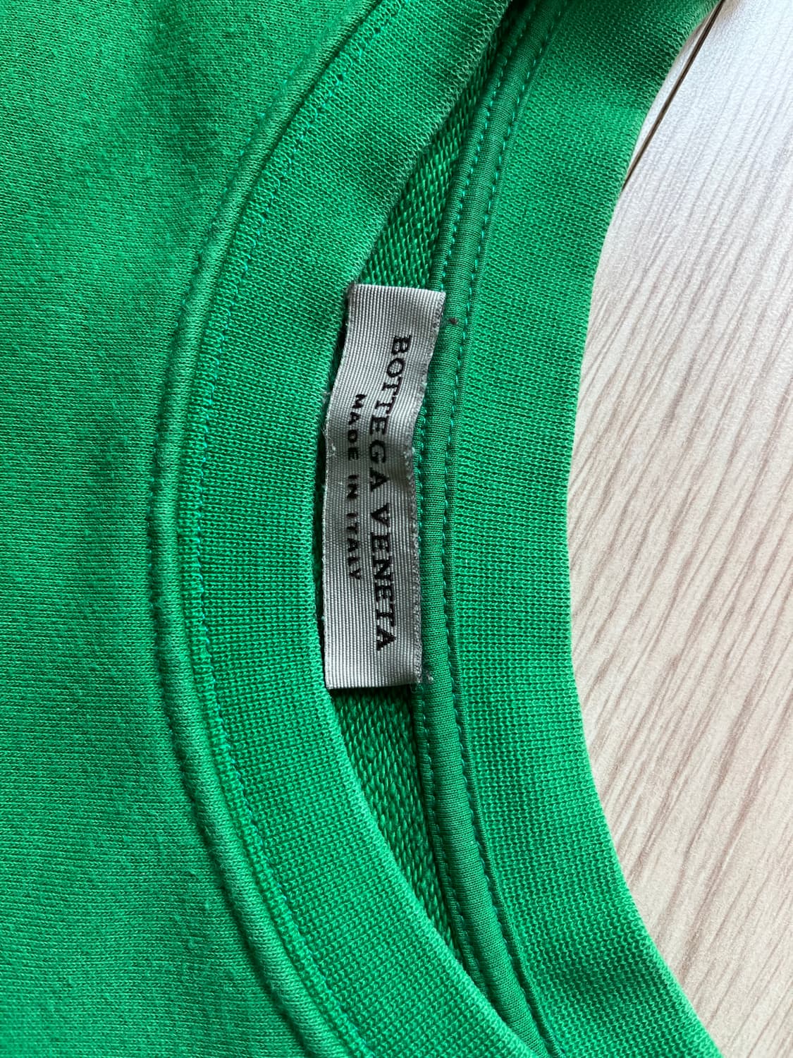 보테가 베네타 그린 로고 맨투맨 L정품 상품이미지4