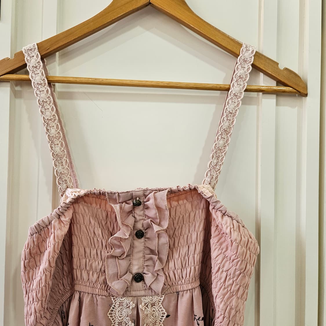 엑시즈 팜 (axes femme) 레이스 자수 뷔스티에 원피스 상품이미지3