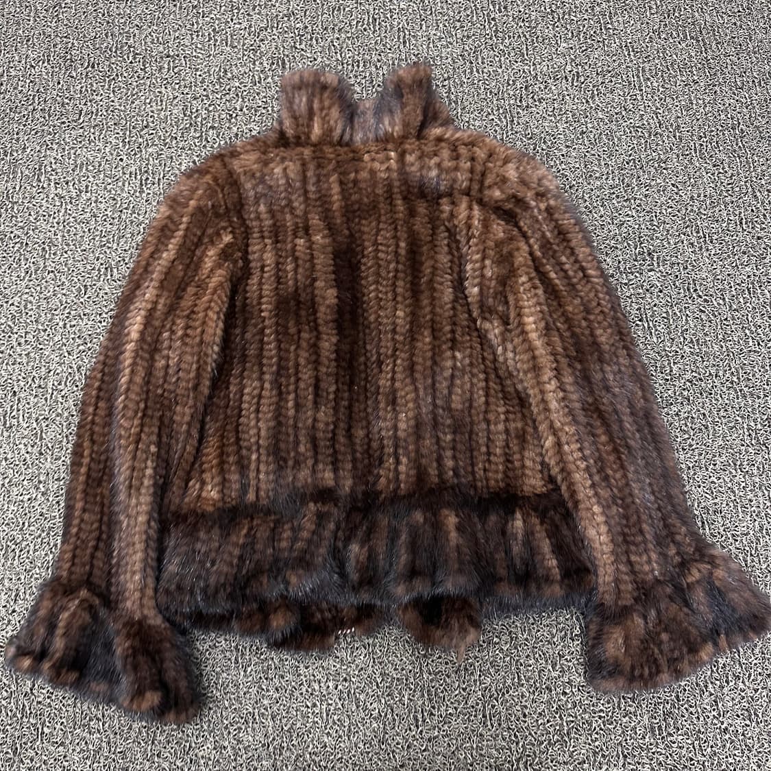 홍성완 오리지날 니팅 밍크 여성 자켓 M 상품이미지6