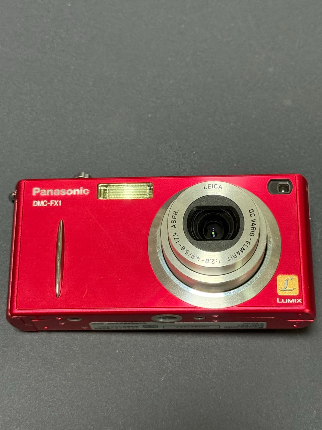 📸 Panasonic LUMIX DMC-FX1 레드 빈티지 디카 상품이미지4
