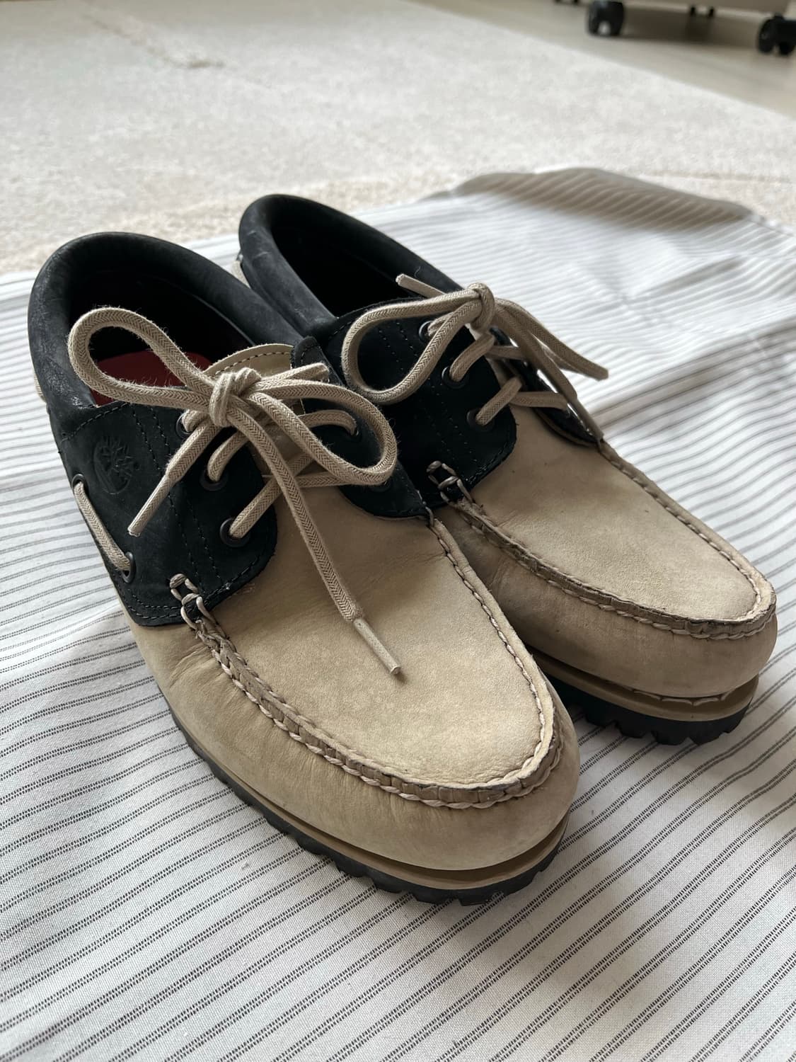 팀버랜드 투톤 보트슈즈 (260-265) 상품이미지4