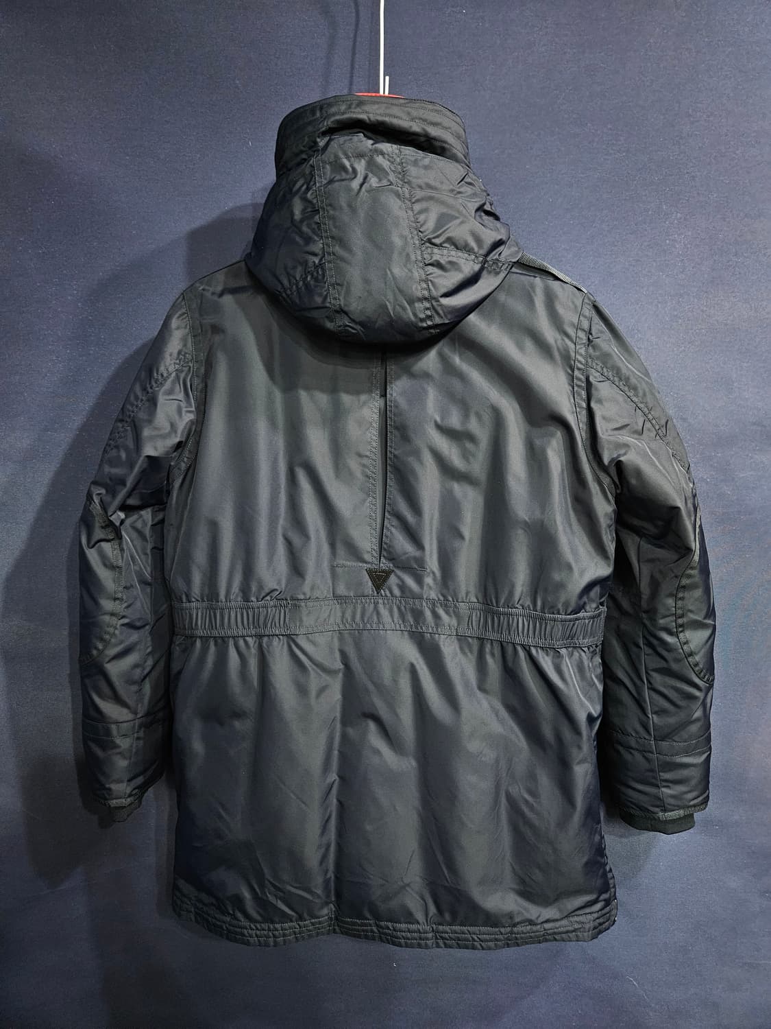 하버 파카 네이비컬러 남성 100 덕다운 야상패딩  상품이미지2