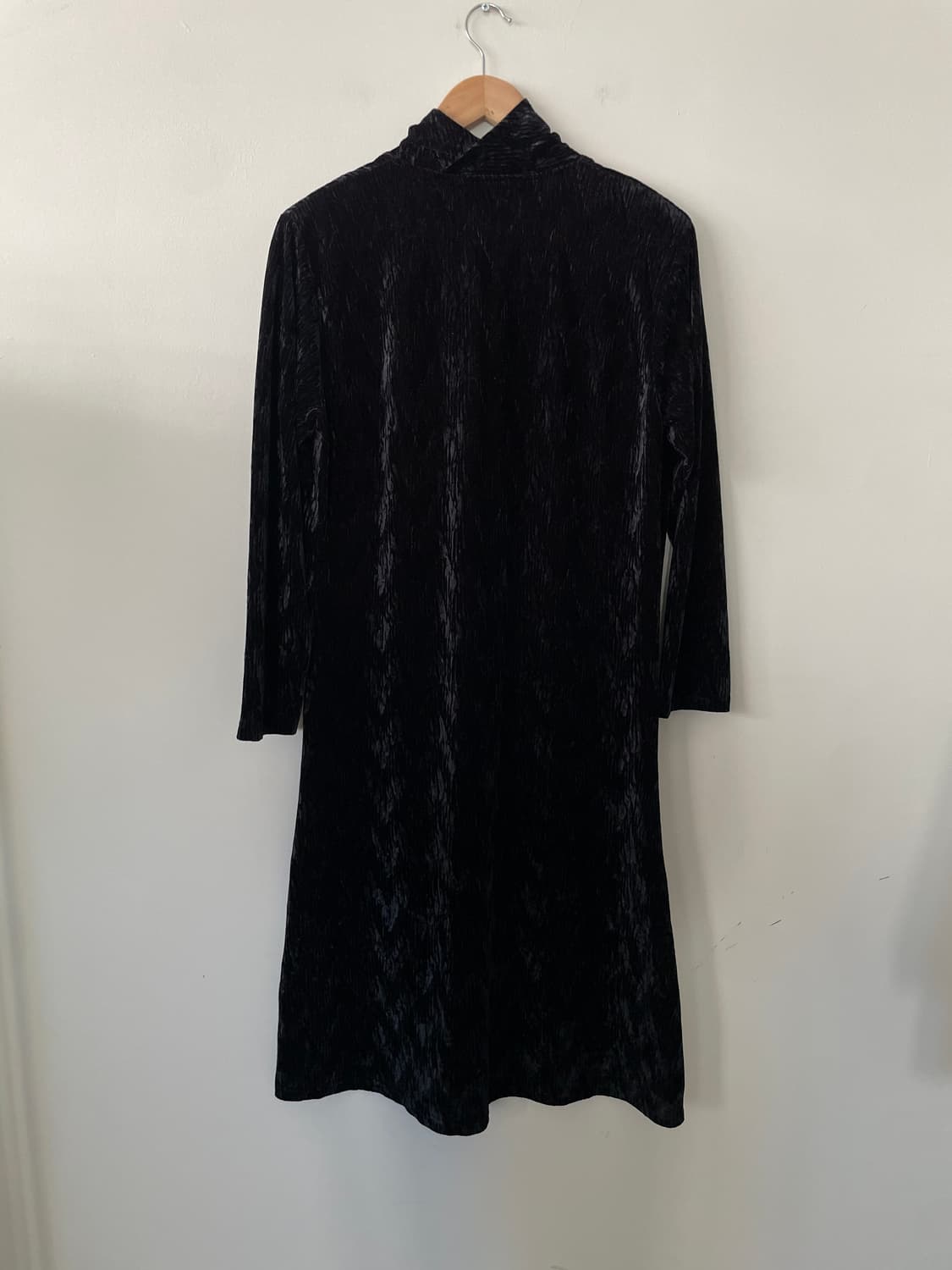 vintage black high neck long dress 상품이미지6