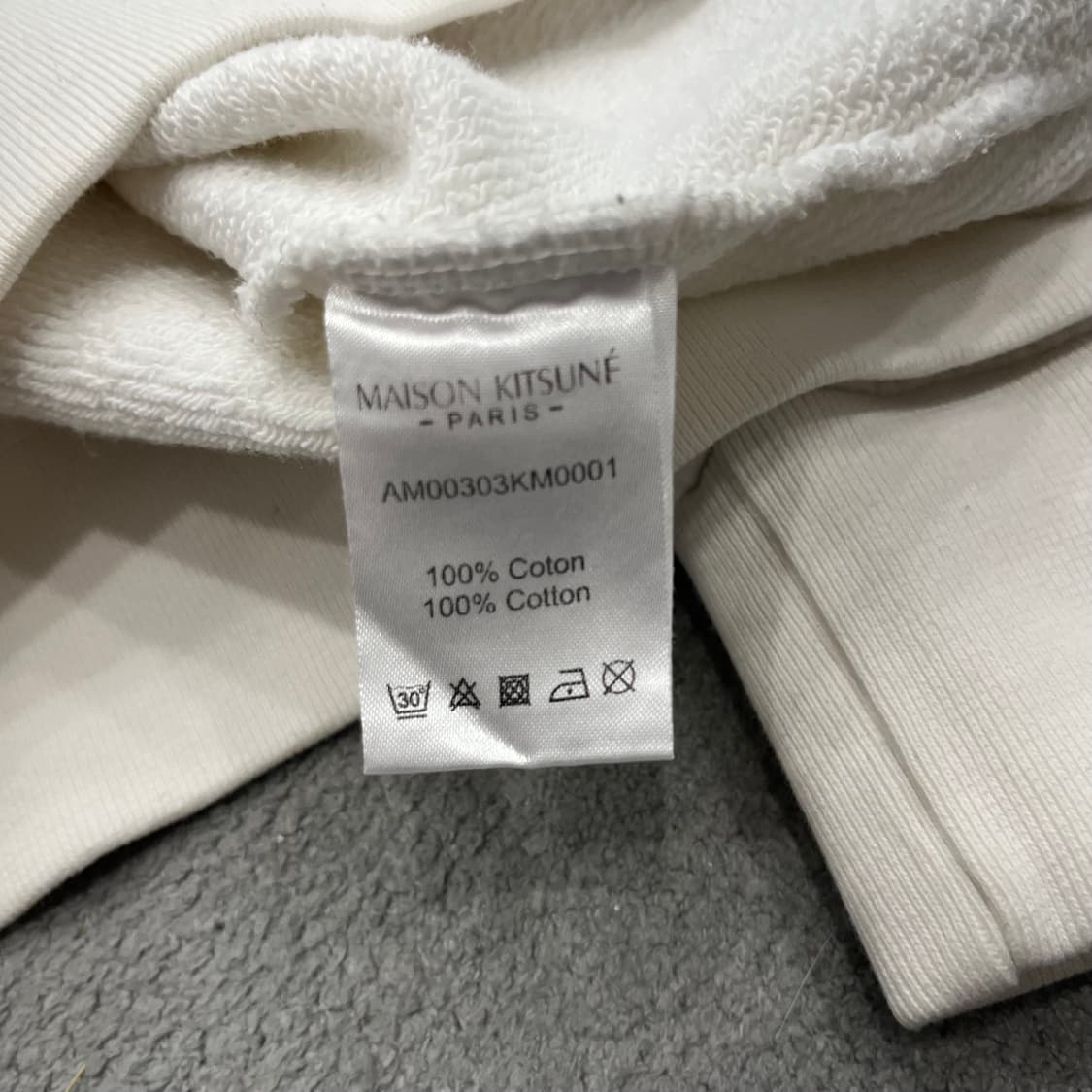 M 메종키츠네 폭스 헤드 패치 맨투맨 상품이미지6