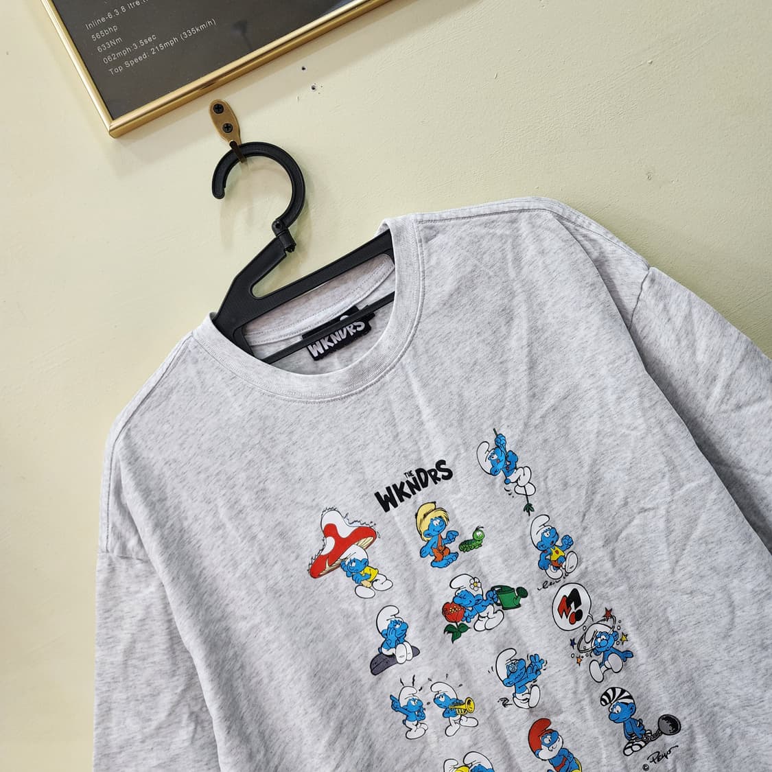 [L] 더위크엔더스 스머프 그래픽 반팔 티셔츠 상품이미지2