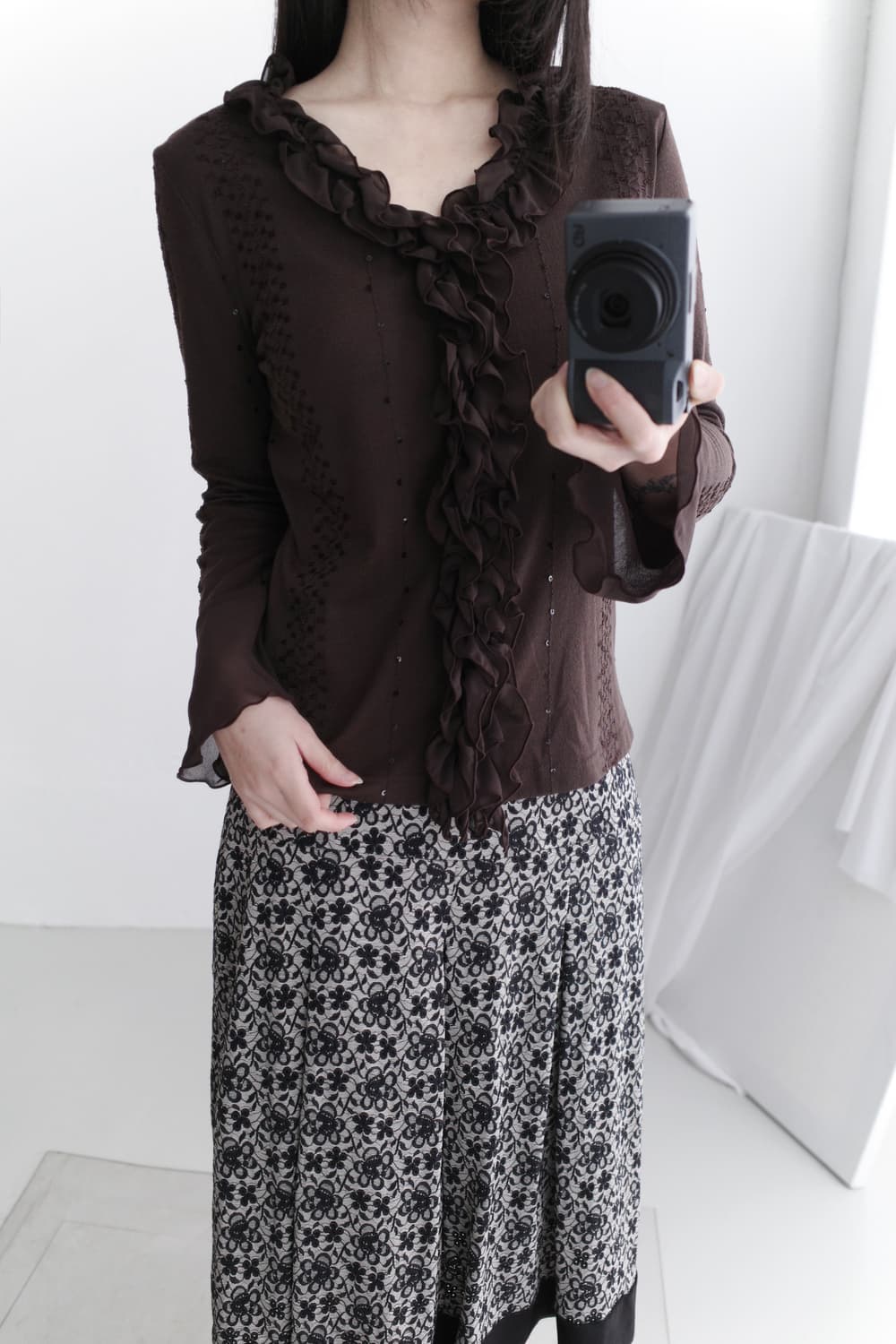 frill sequin long sleeve 상품이미지8