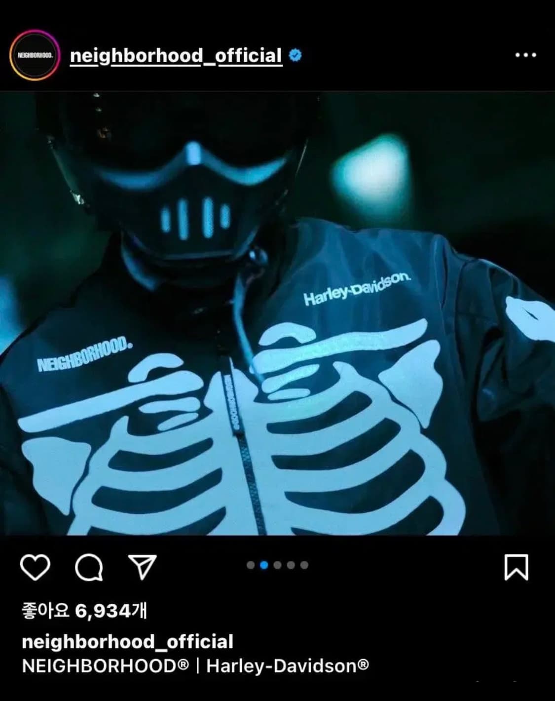 네이버후드x할리데이비슨 상품이미지2