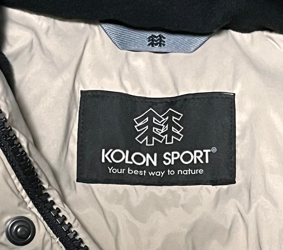 코오롱 스포츠 남성 구스다운 패딩 100 상품이미지2