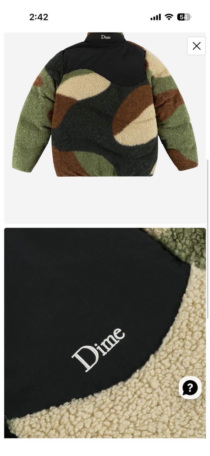 dime 셰르파 퍼프자켓 상품이미지2