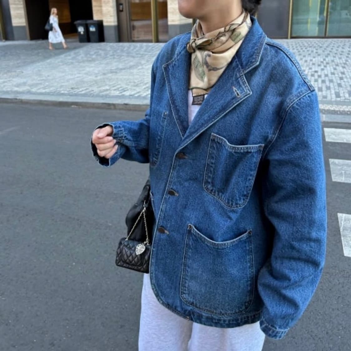 쉐르 soeur 신상 오버사이즈 데님 자켓 상품이미지1