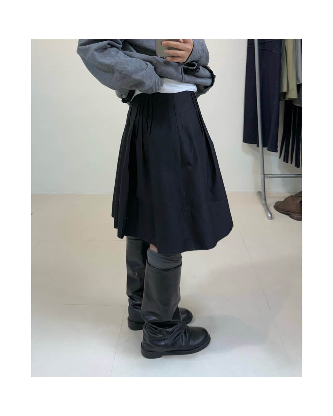 To be chic 미디 스커트 상품이미지1