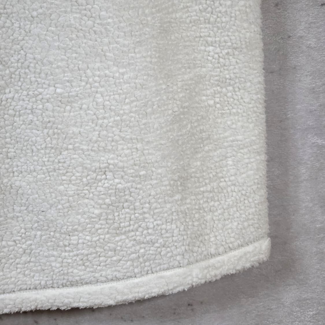 화이트 네이비 배색 뽀글이 베스트 상품이미지7