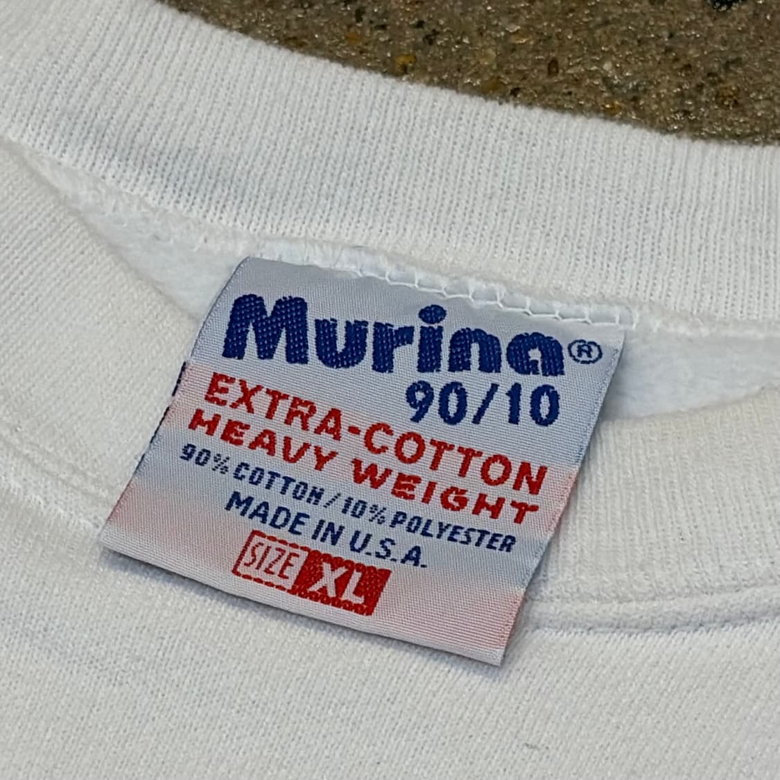 90s Made in USA 미국 빈티지 콘크리트맨 헤비코튼 맨투맨 상품이미지5