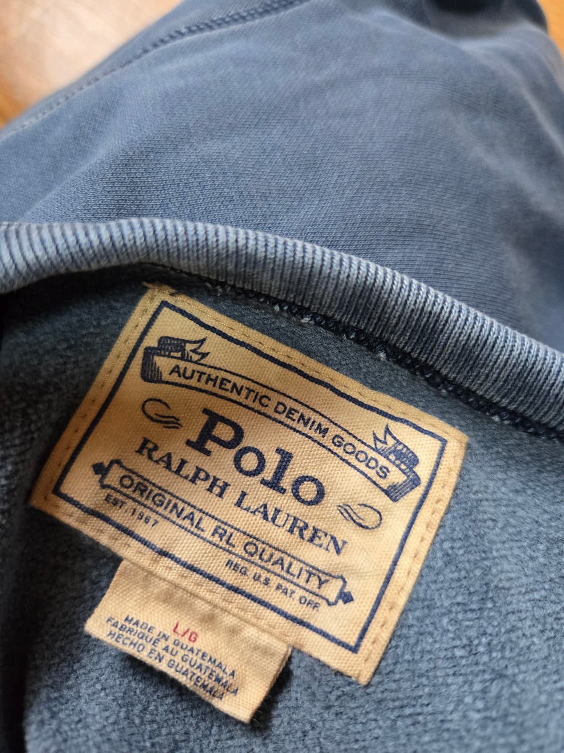 폴로 랄프로렌 빅로고 피그먼트 맨투맨 상품이미지8