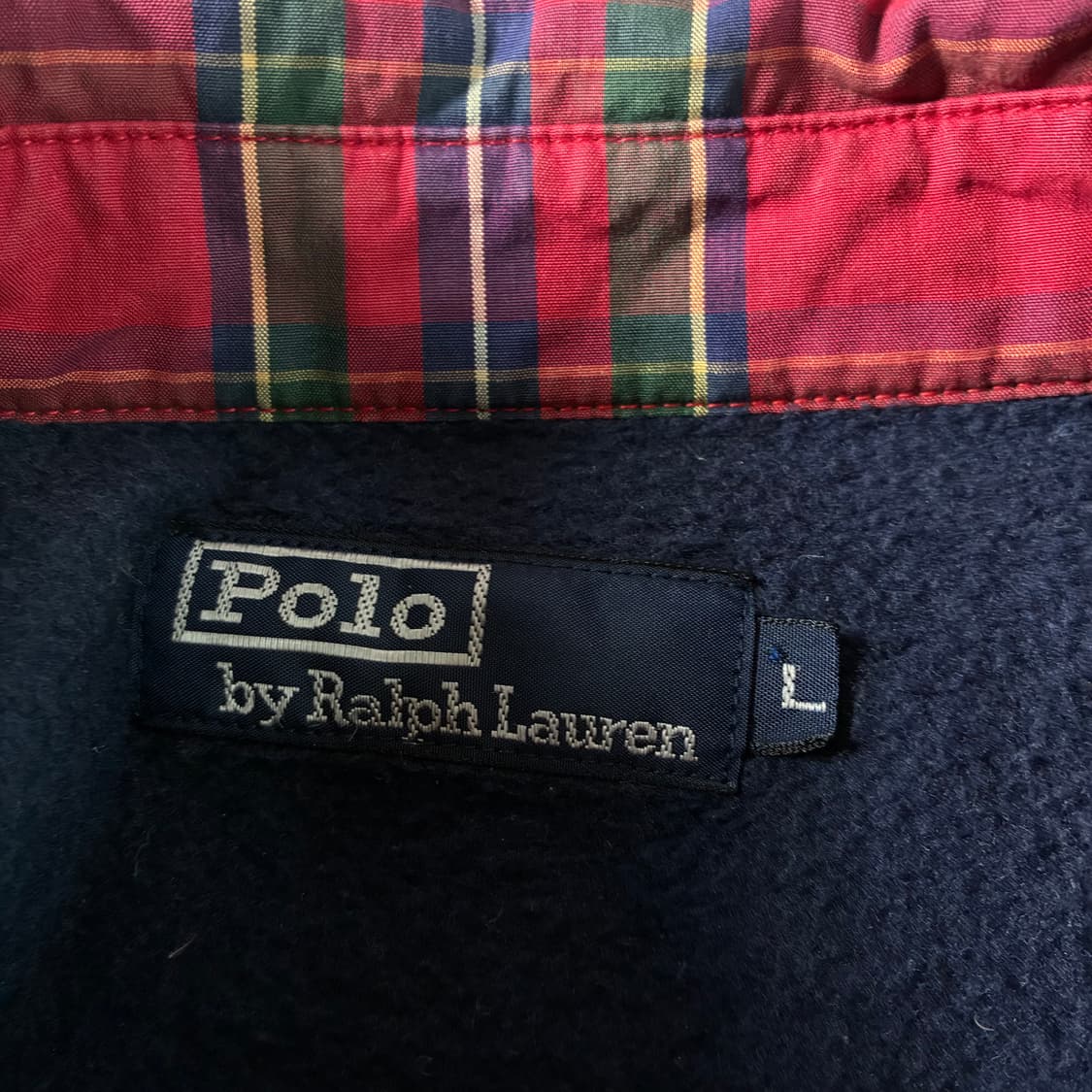 Polo 폴로 랄프로렌 90‘s 체크 코튼 스윙톱 자켓 상품이미지5