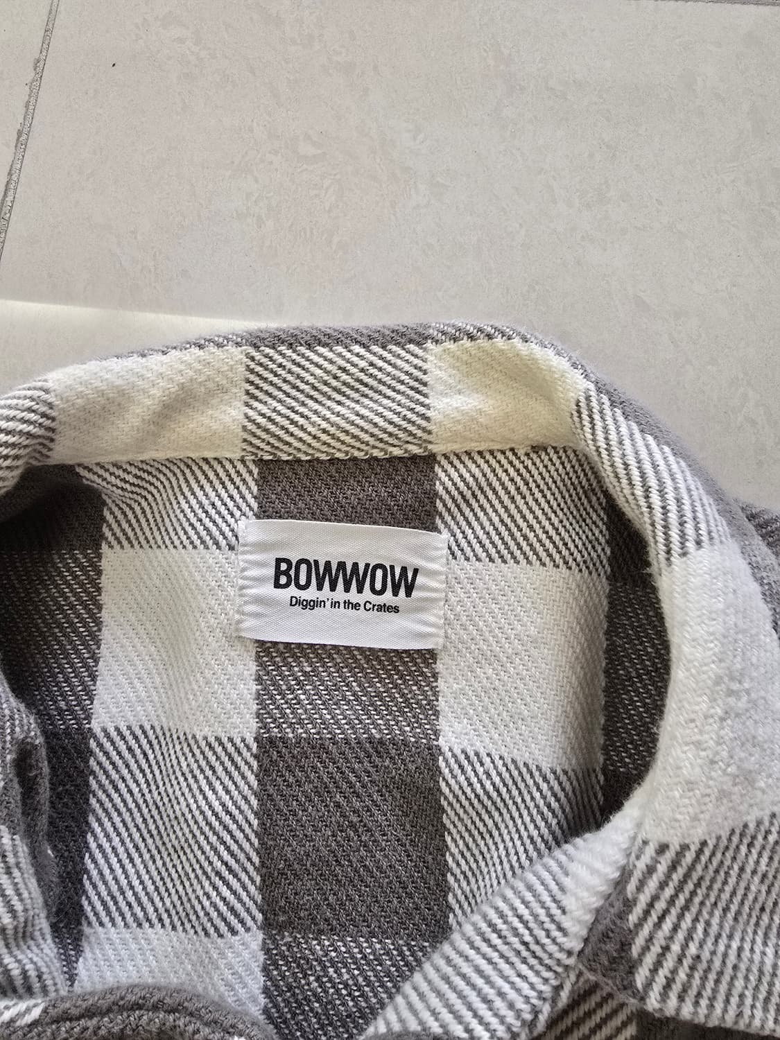 BOWWOW 반팔 체크 셔츠 L 상품이미지2