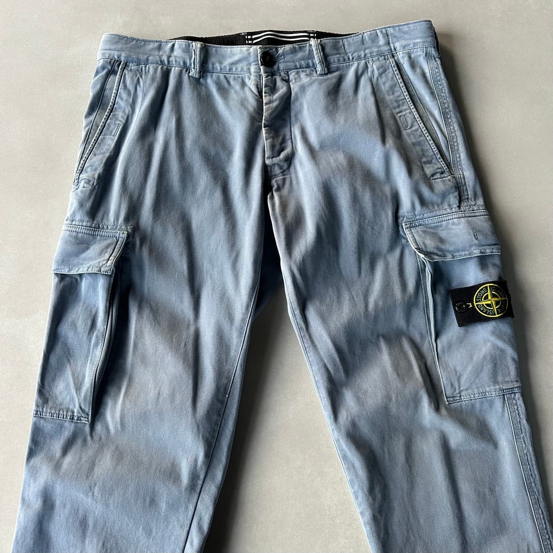 [34인치]스톤아일랜드 선페이드 와펜 카고 팬츠 상품이미지2