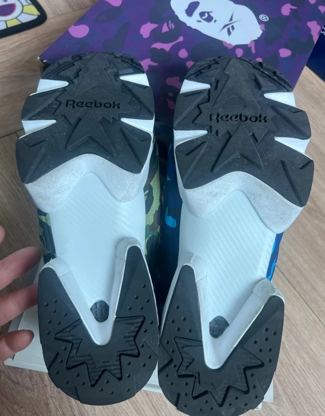 Bape x reebok 퓨리 상품이미지3
